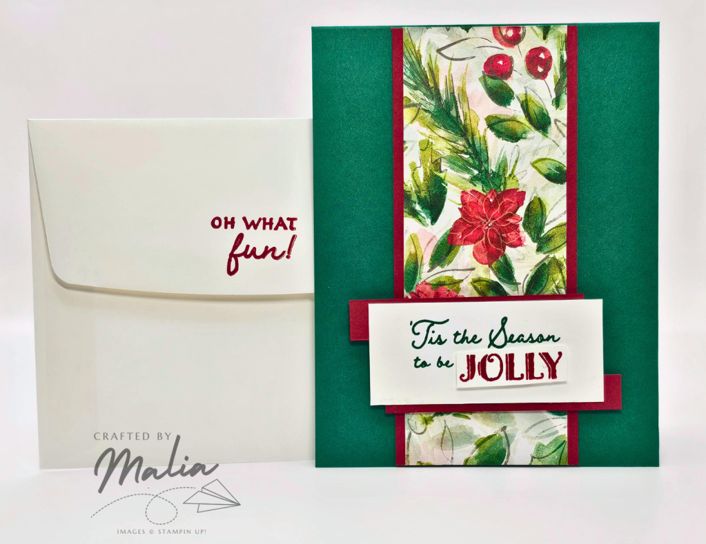 Holly Jolly Top Fold Card