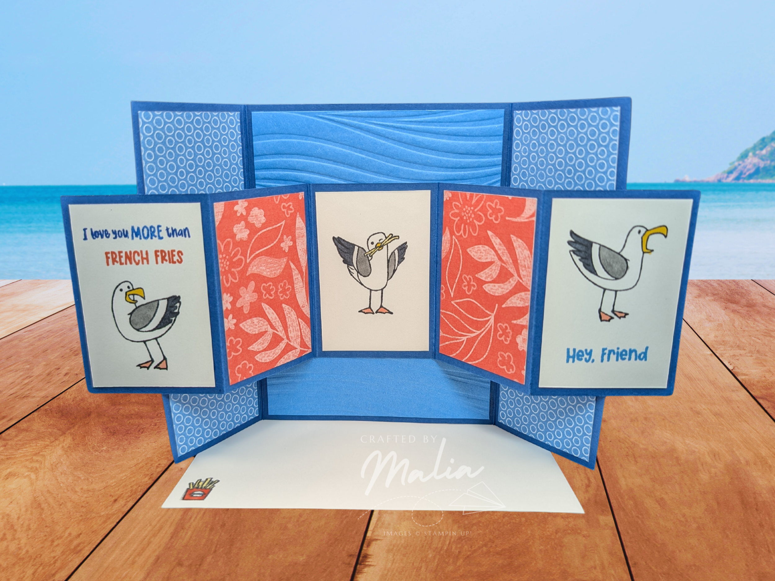 Folder My Hop ISS Blog Hop – Embossing Folders – Crafted by Malia