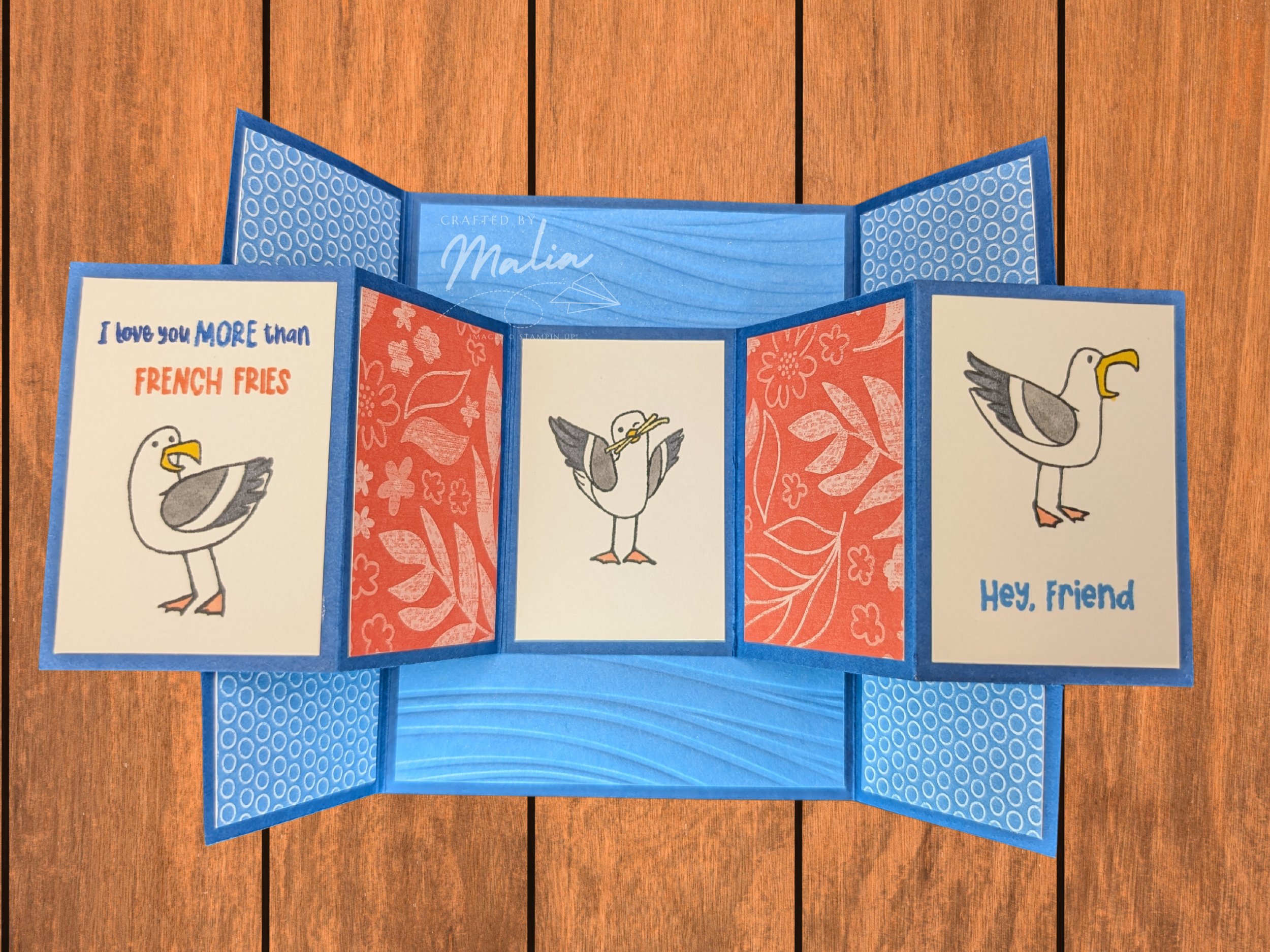 Folder My Hop ISS Blog Hop – Embossing Folders – Crafted by Malia