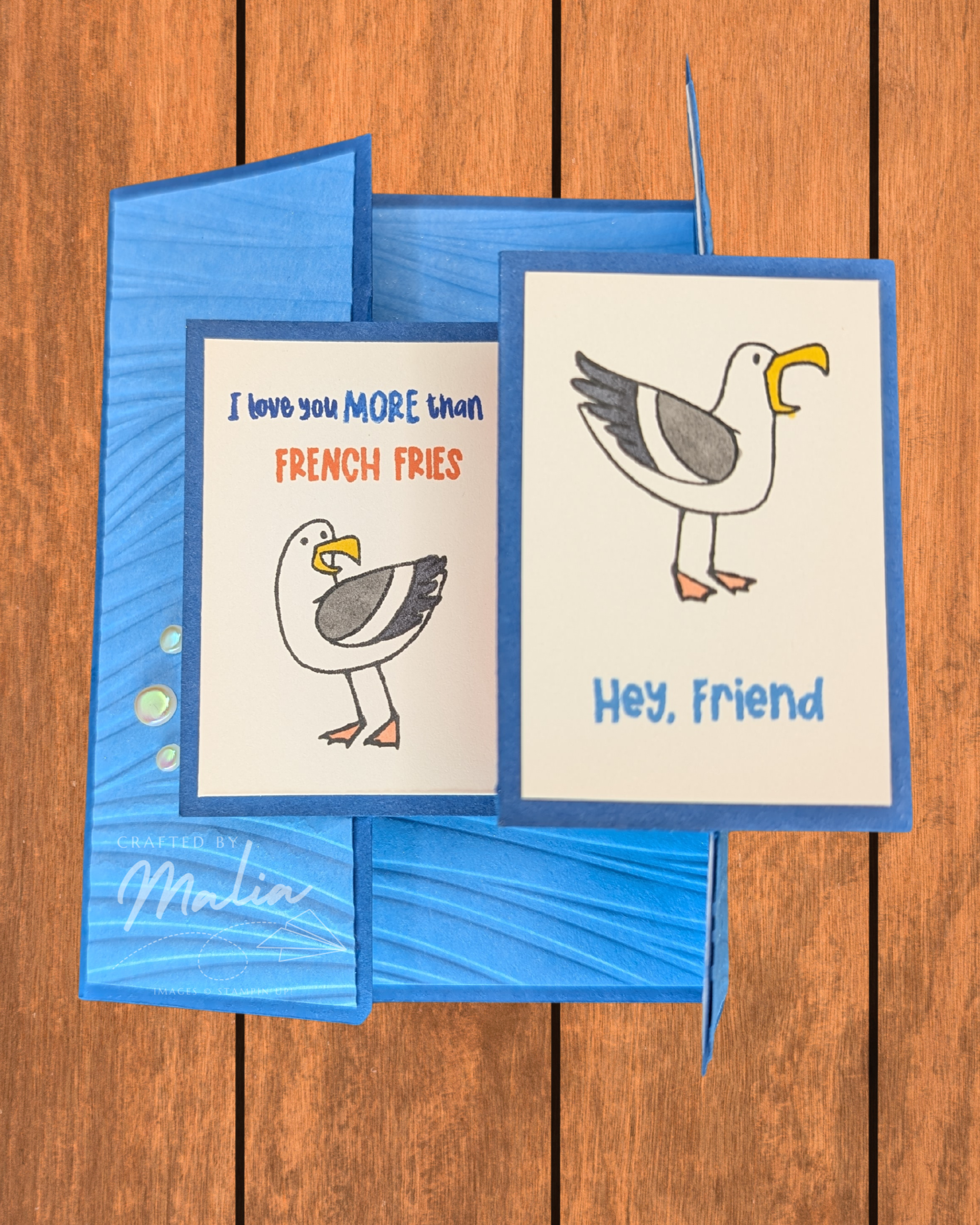 Folder My Hop ISS Blog Hop – Embossing Folders – Crafted by Malia